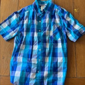 Faded glory size 10-12 boys button down shirt